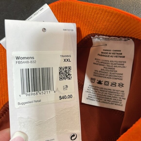 Nike Pro Dri Fit Mid-Rise 3in GRX Short - Picture 5 of 8